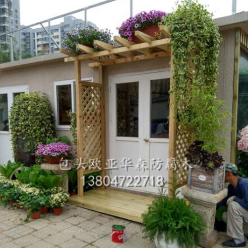 烏海防腐木花架